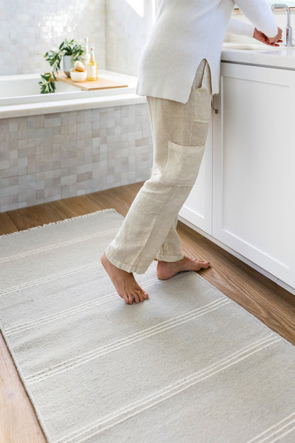 Pure Salt Caseres CES-1 Light Blue Contemporary Hand Tufted Rug