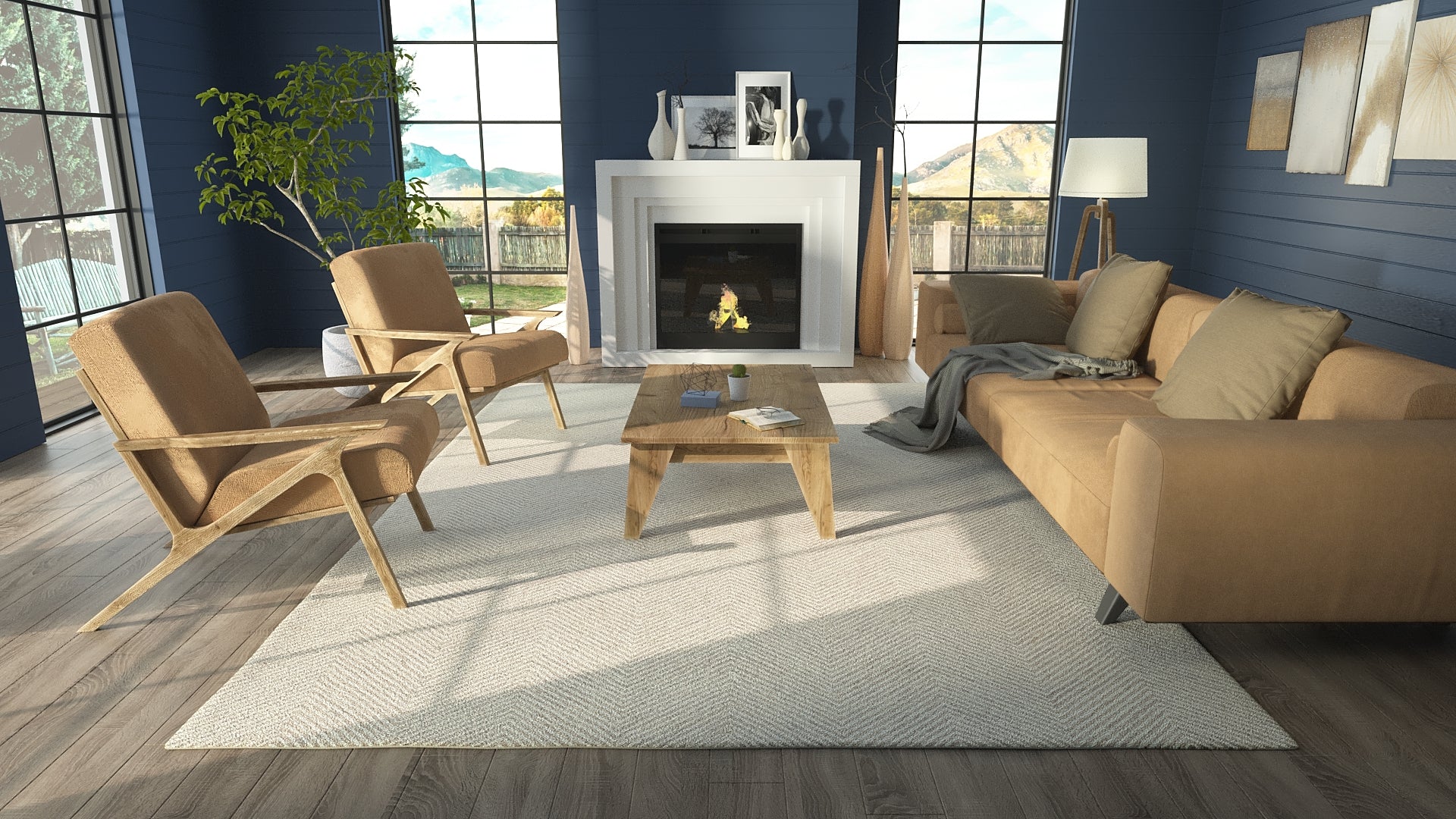 Momeni Charles  Taupe  Contemporary