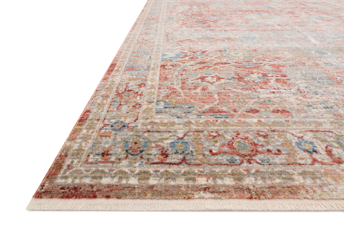 Loloi Claire  Red Ivory Traditional