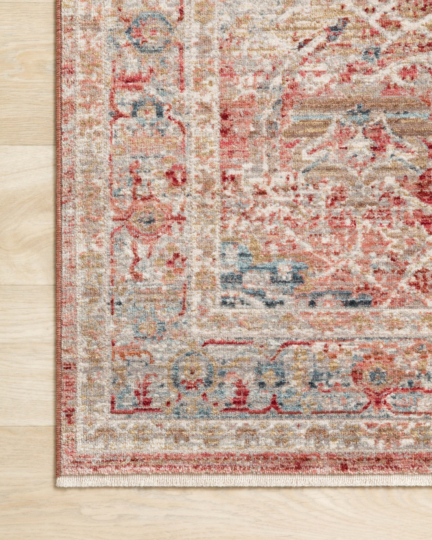 Loloi Claire  Red Ivory Traditional