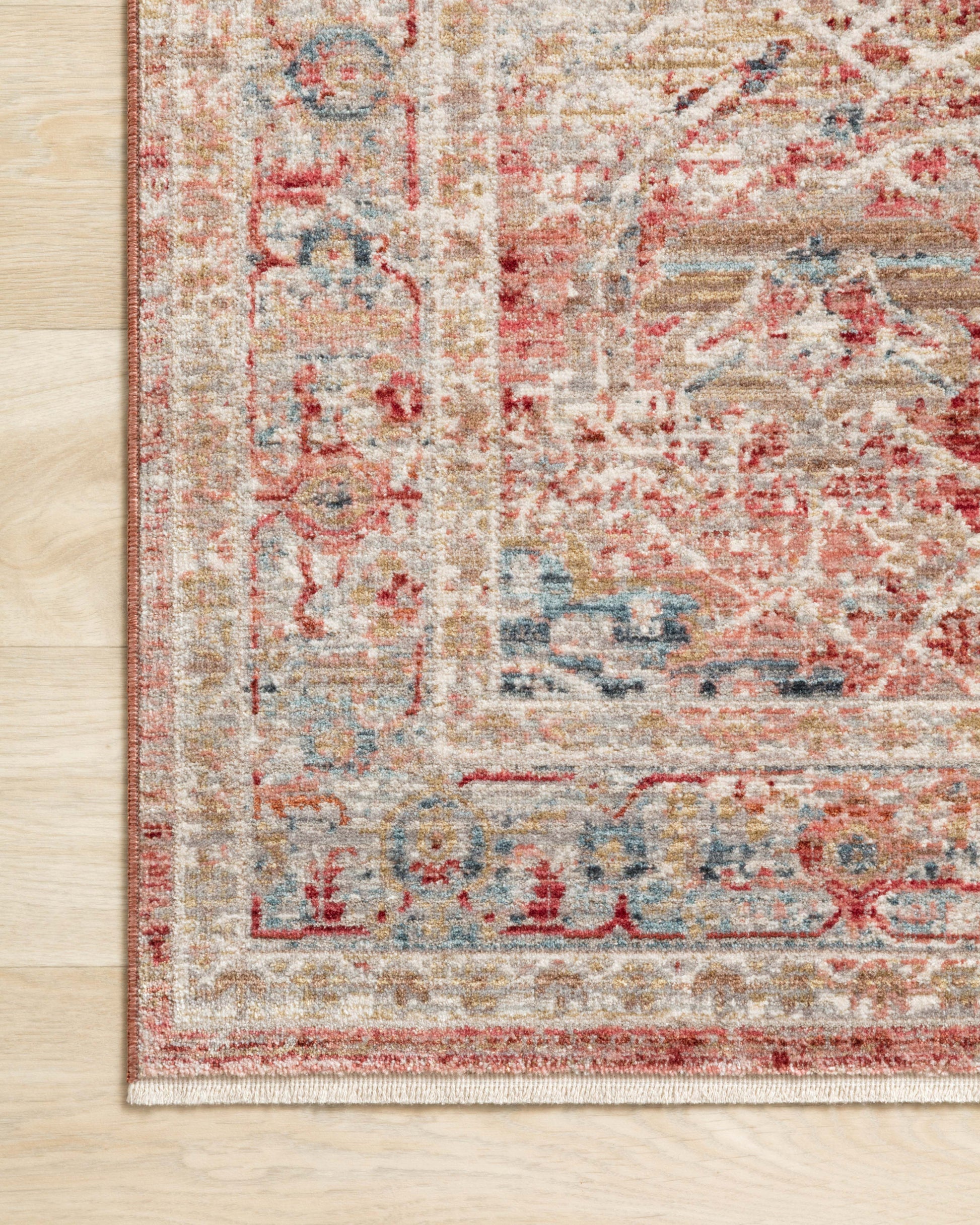 Loloi Claire  Red Ivory Traditional