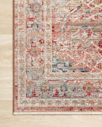 Loloi Claire  Red Ivory Traditional