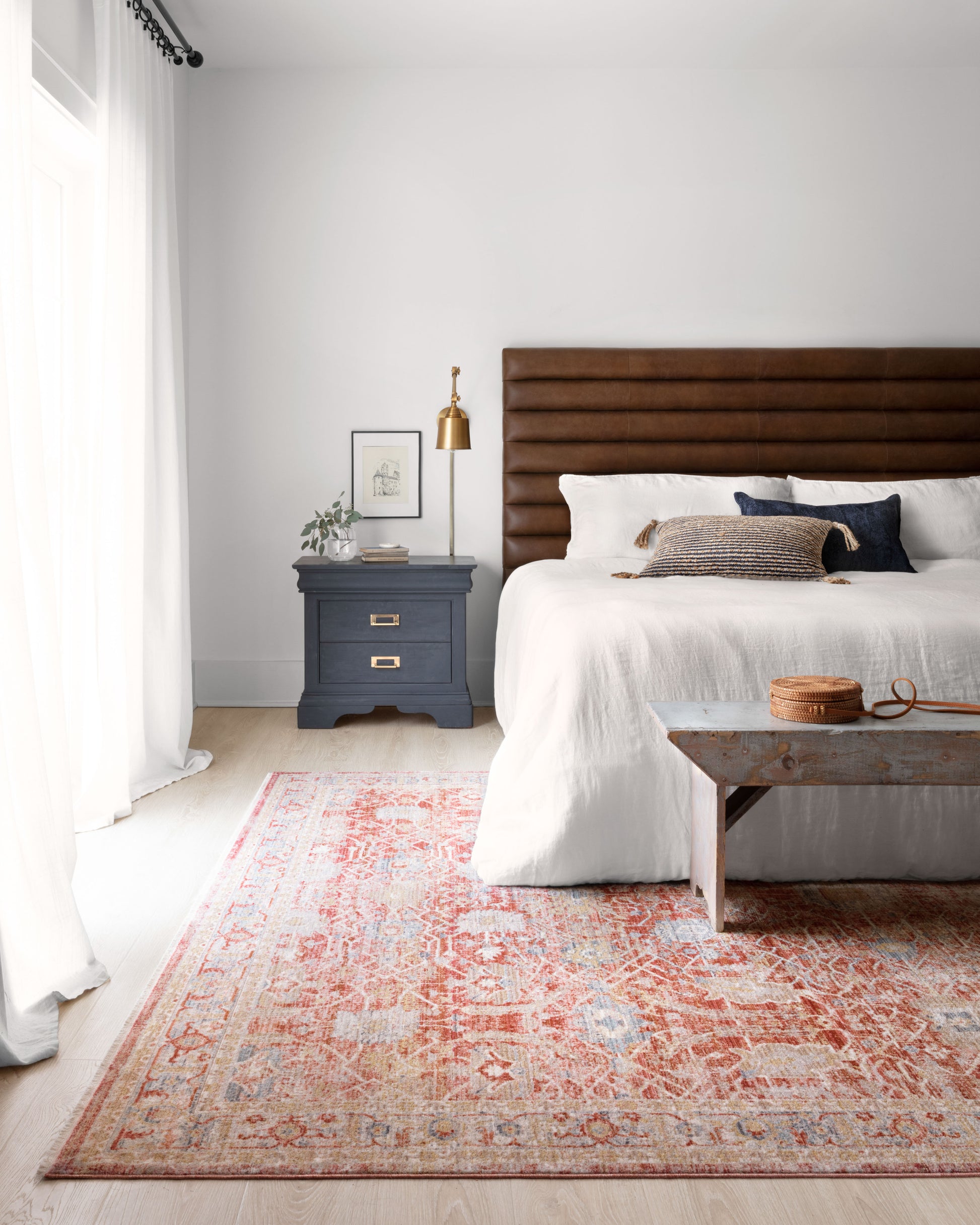 Loloi Claire  Red Ivory Traditional