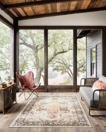 Loloi Clara  Ivory Charcoal Transitional