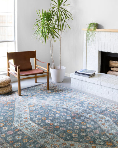 Loloi Clara  Blue Lt.Blue Transitional