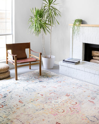 Loloi Clara  Lt. Grey Multi Transitional