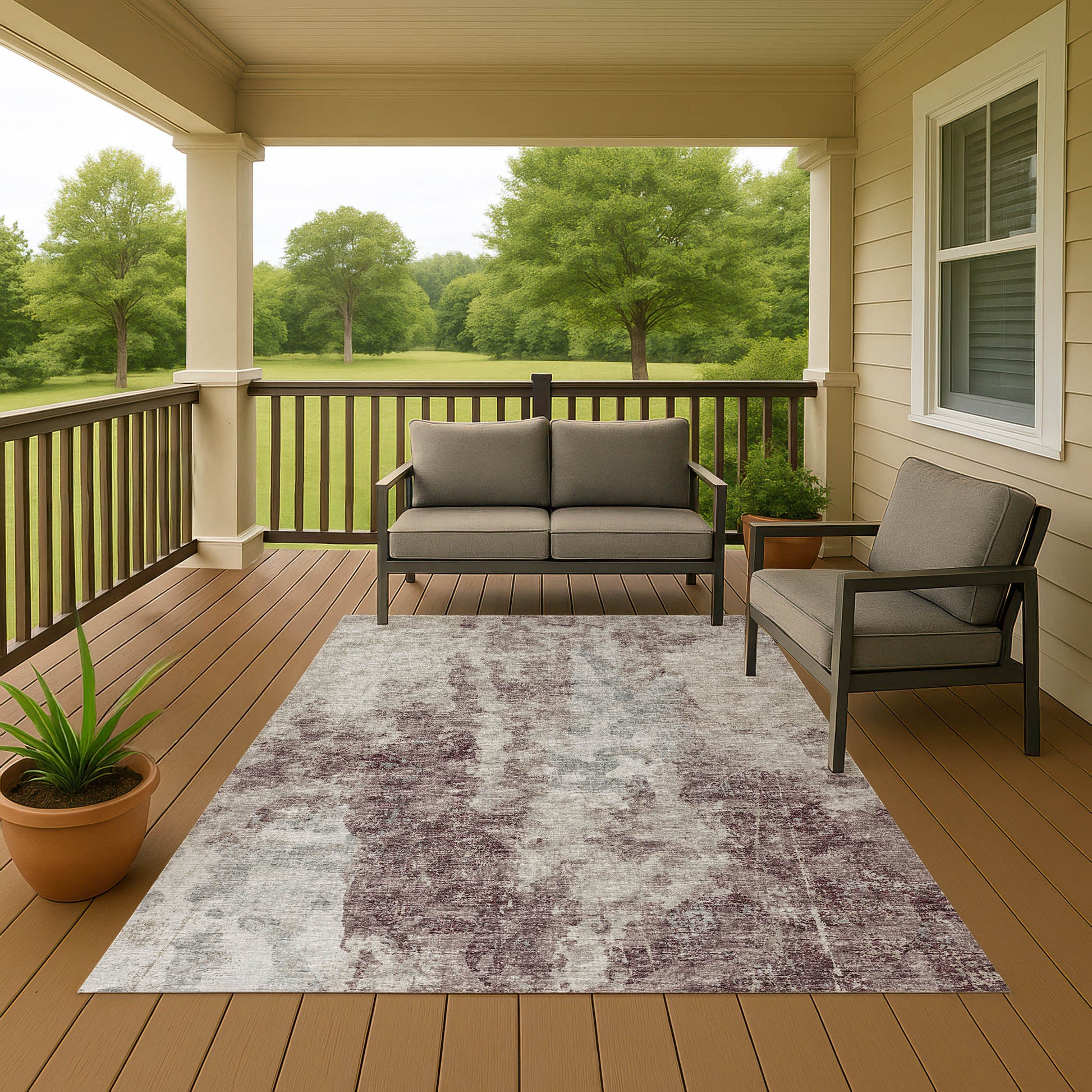 Dalyn Rugs Camberly  Merlot  Transitional