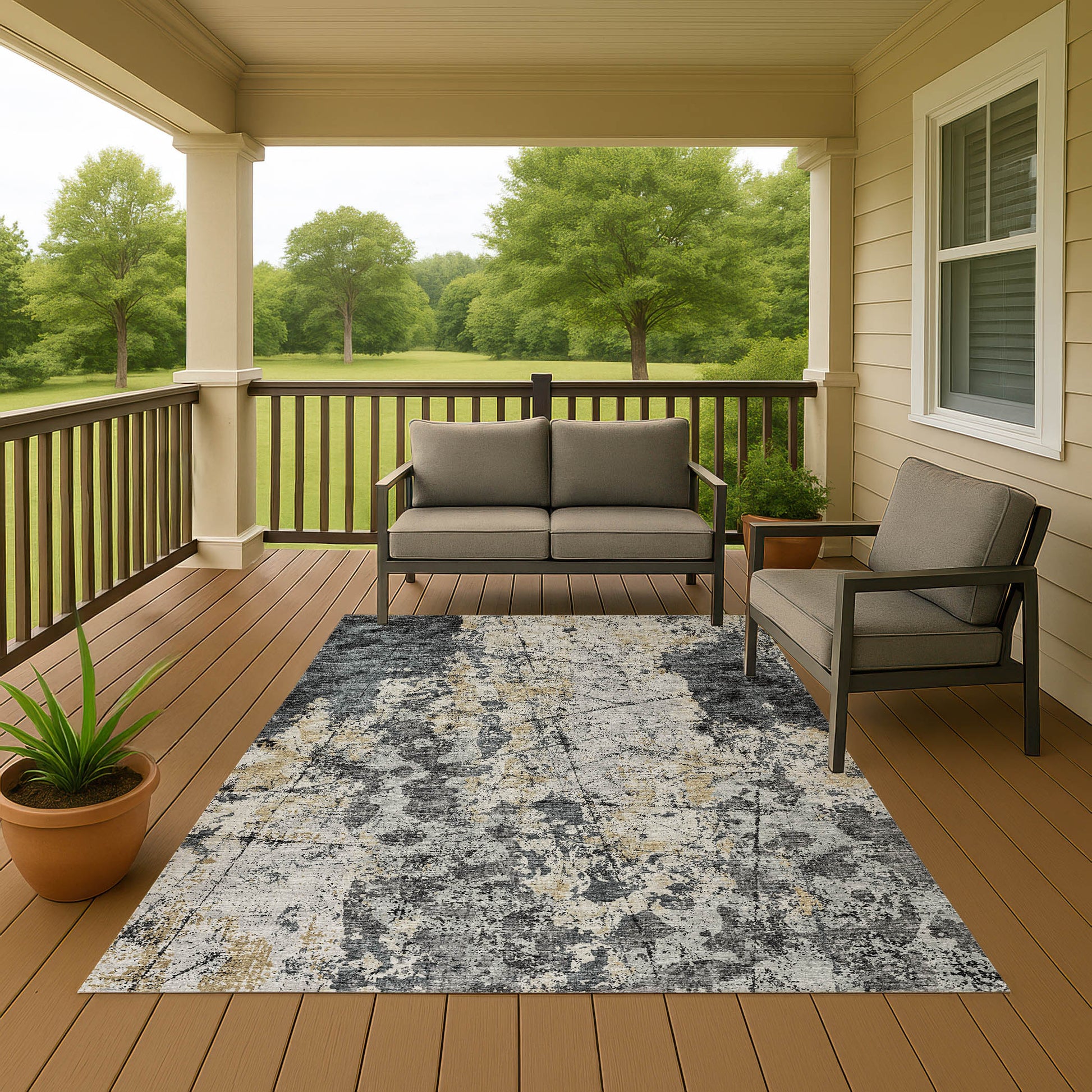 Dalyn Rugs Camberly  Midnight  Transitional