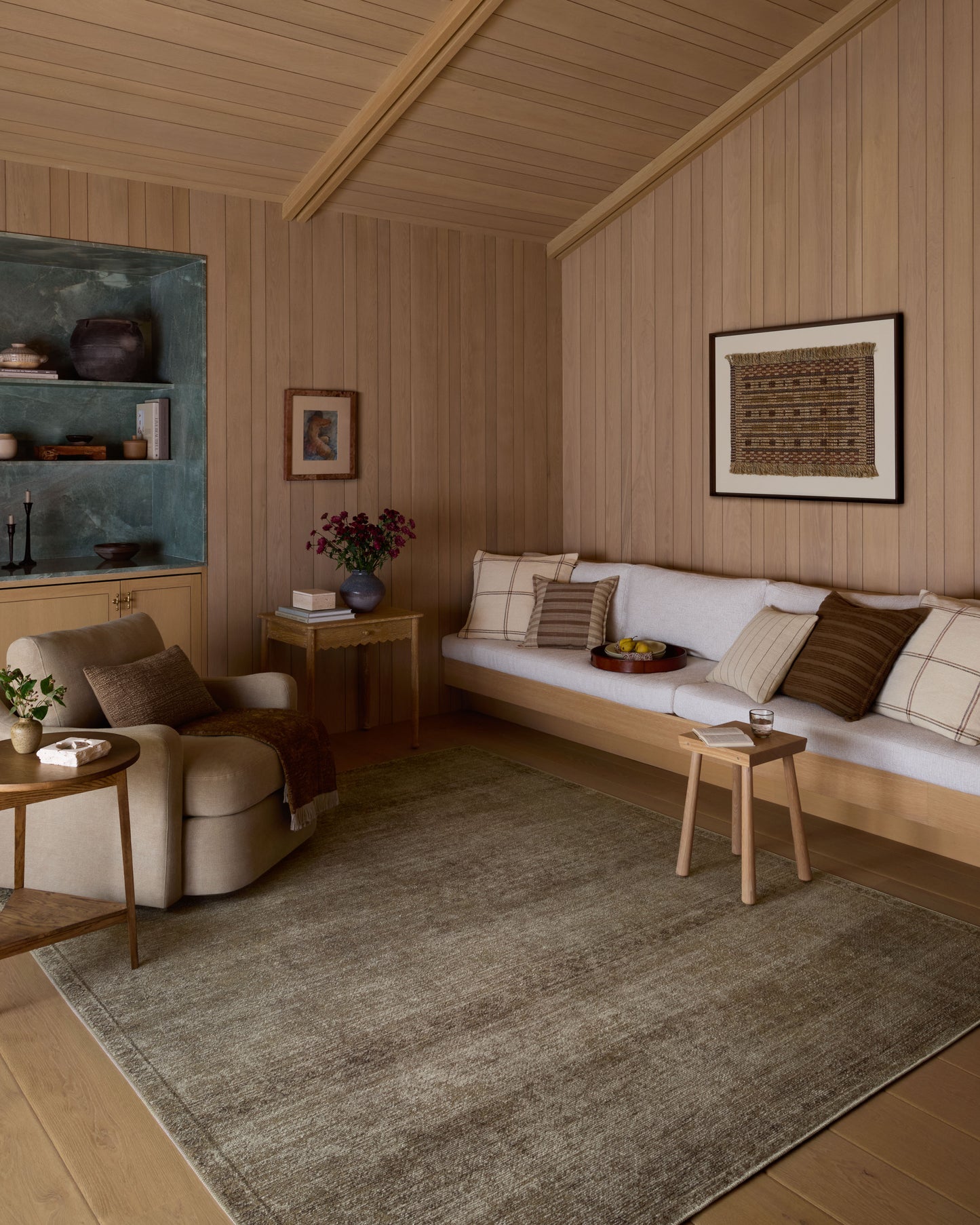 Amber Lewis x Loloi Cambria  Ash Bark Traditional