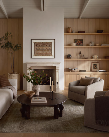 Amber Lewis x Loloi Cambria  Ash Bark Traditional