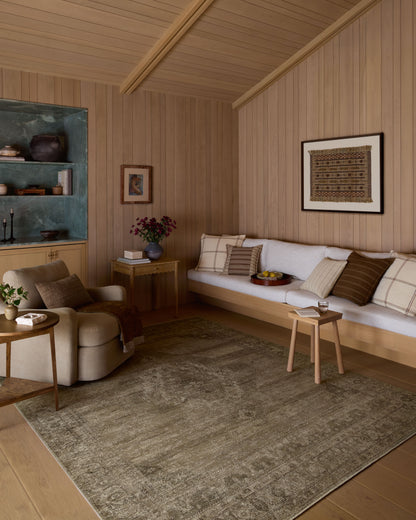 Amber Lewis x Loloi Cambria  Sand Olive Traditional