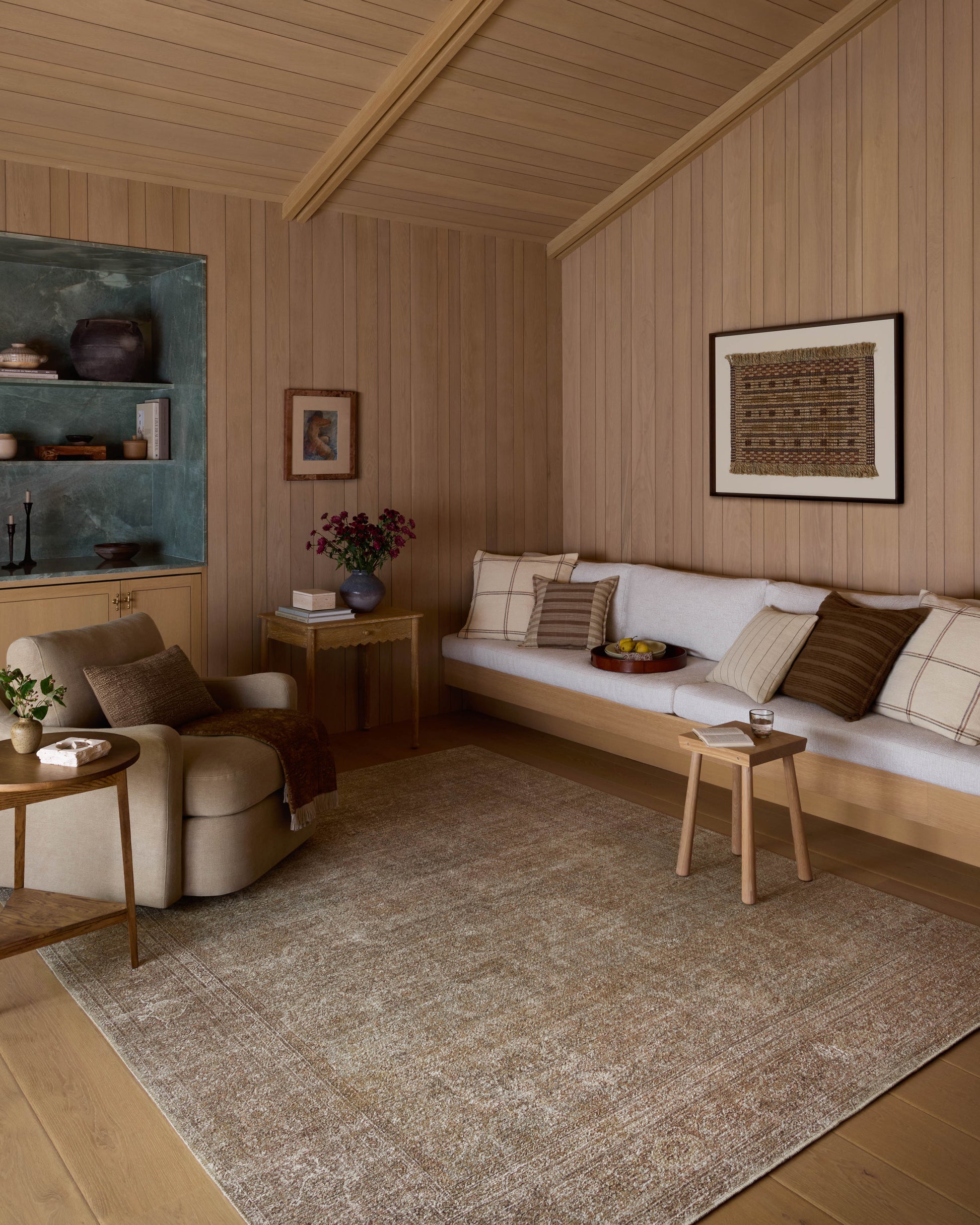 Amber Lewis x Loloi Cambria  Multi Natural Traditional