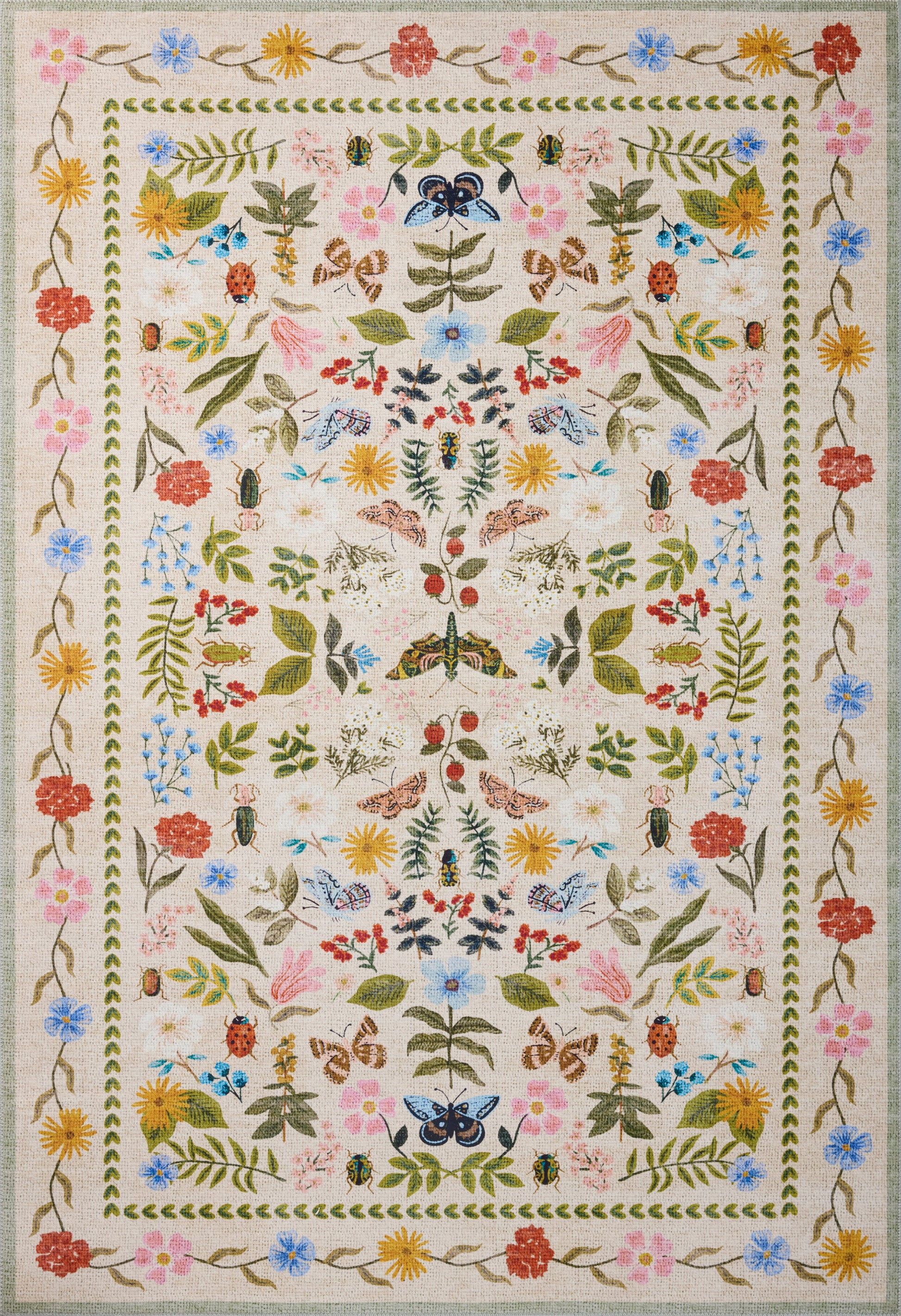 Rifle Paper Co. x Loloi Canopy  Cream  Transitional