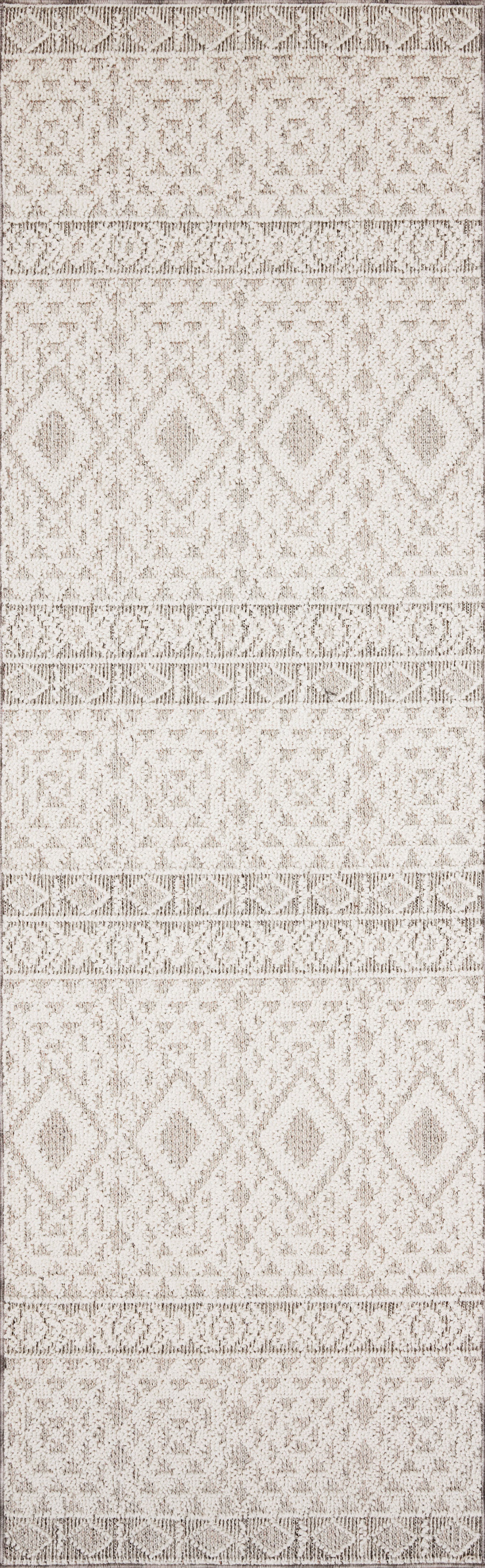 Loloi Cole  Silver Ivory Indoor/Outdoor