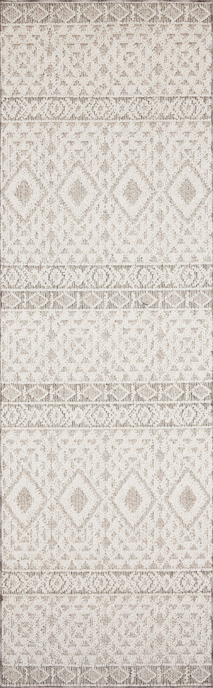 Loloi Cole  Silver Ivory Indoor/Outdoor