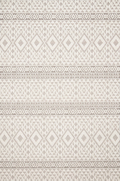 Loloi Cole  Silver Ivory Indoor/Outdoor