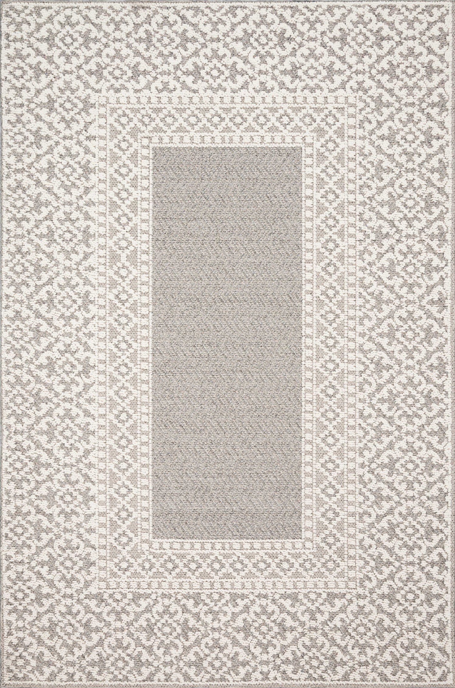 Loloi Cole  Grey Ivory Indoor/Outdoor
