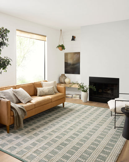 Angela Rose x Loloi Colton  Ivory Sage Contemporary