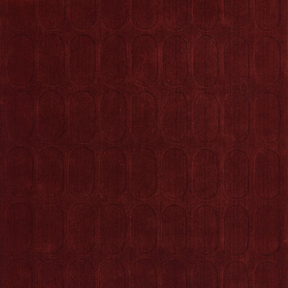 Momeni Contour  Burgundy  Contemporary