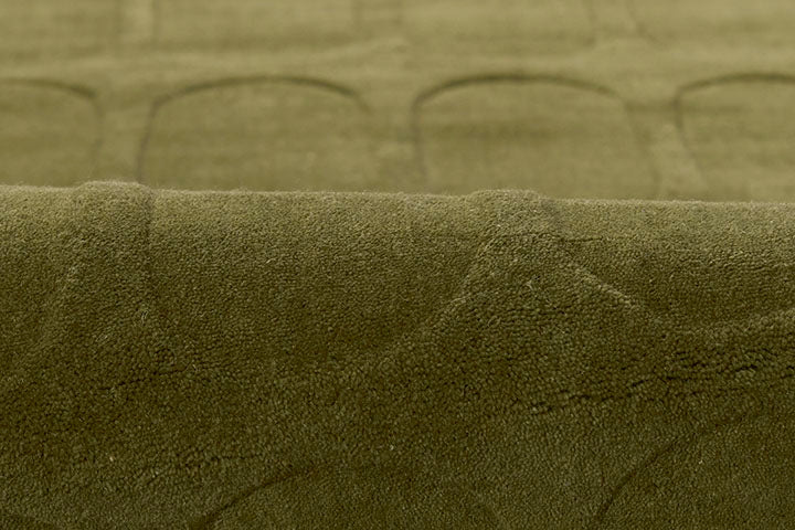 Momeni Contour CON-2 Green Contemporary Hand Loomed Rug