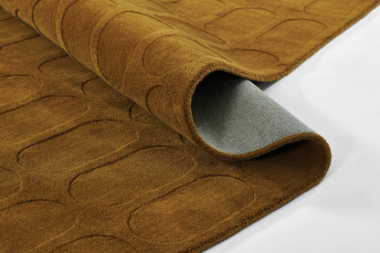 Momeni Contour  Mustard  Contemporary