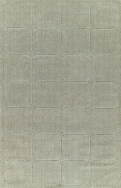 Momeni Contour CON-6 Light Blue Contemporary Hand Loomed Rug