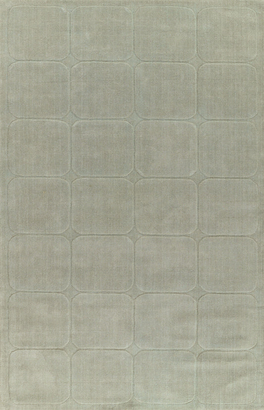 Momeni Contour CON-6 Light Blue Contemporary Hand Loomed Rug