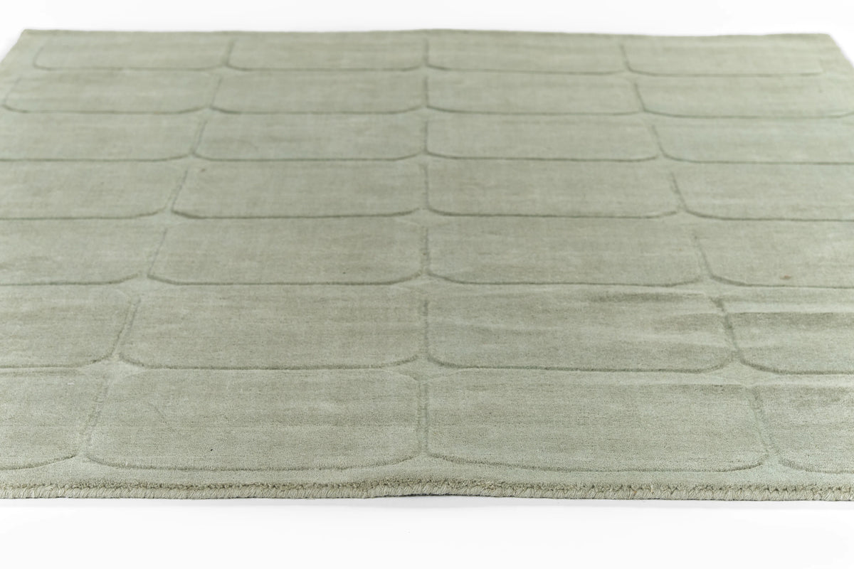 Momeni Contour CON-6 Light Blue Contemporary Hand Loomed Rug