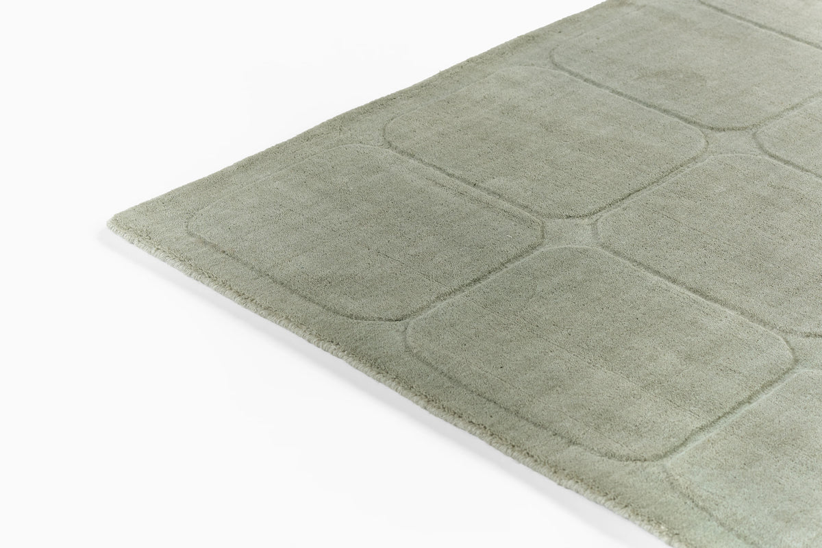 Momeni Contour CON-6 Light Blue Contemporary Hand Loomed Rug