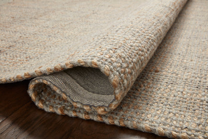 Jean Stoffer x Loloi Cornwall  Lt. Grey Natural Contemporary