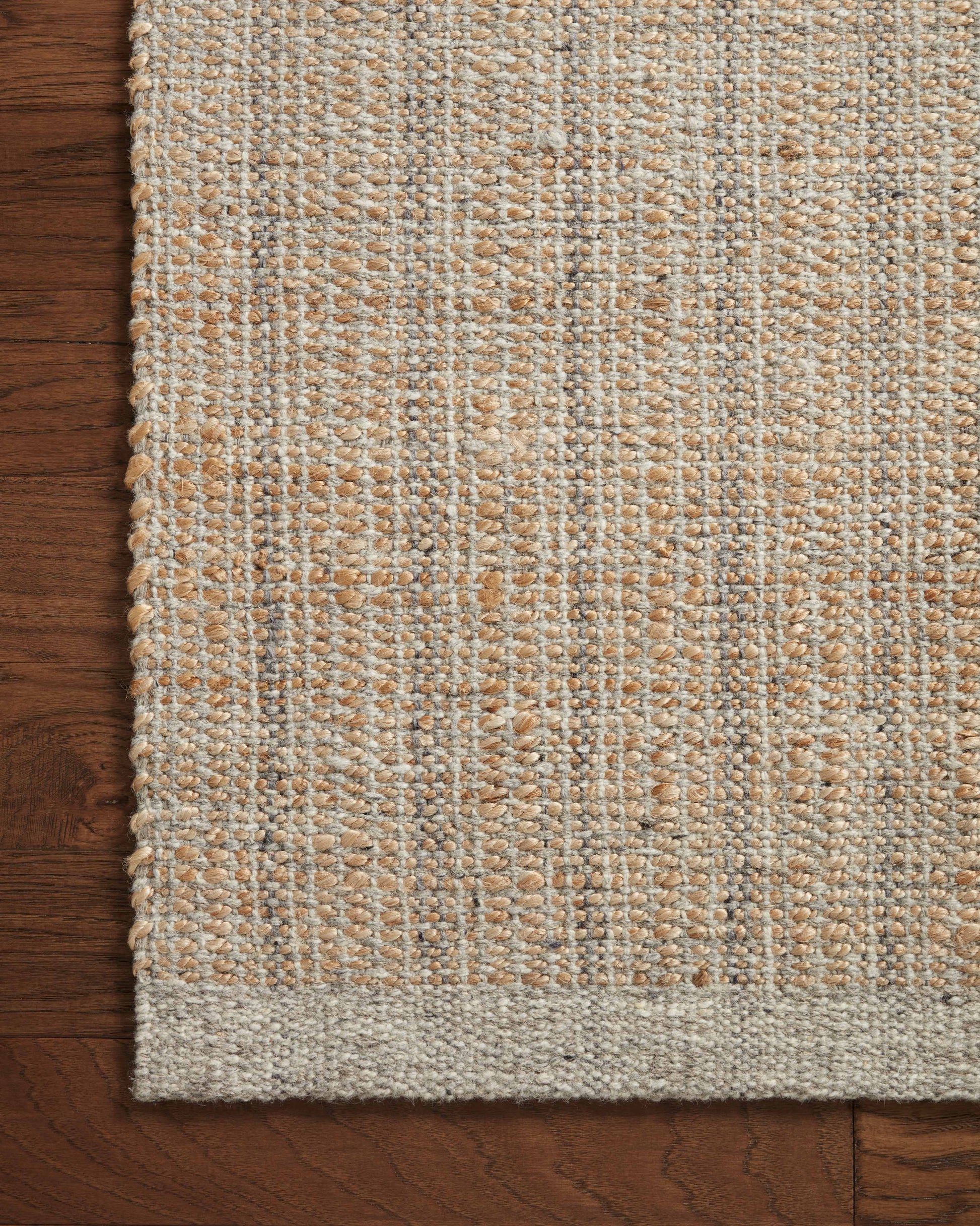 Jean Stoffer x Loloi Cornwall  Lt. Grey Natural Contemporary