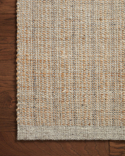 Jean Stoffer x Loloi Cornwall  Lt. Grey Natural Contemporary