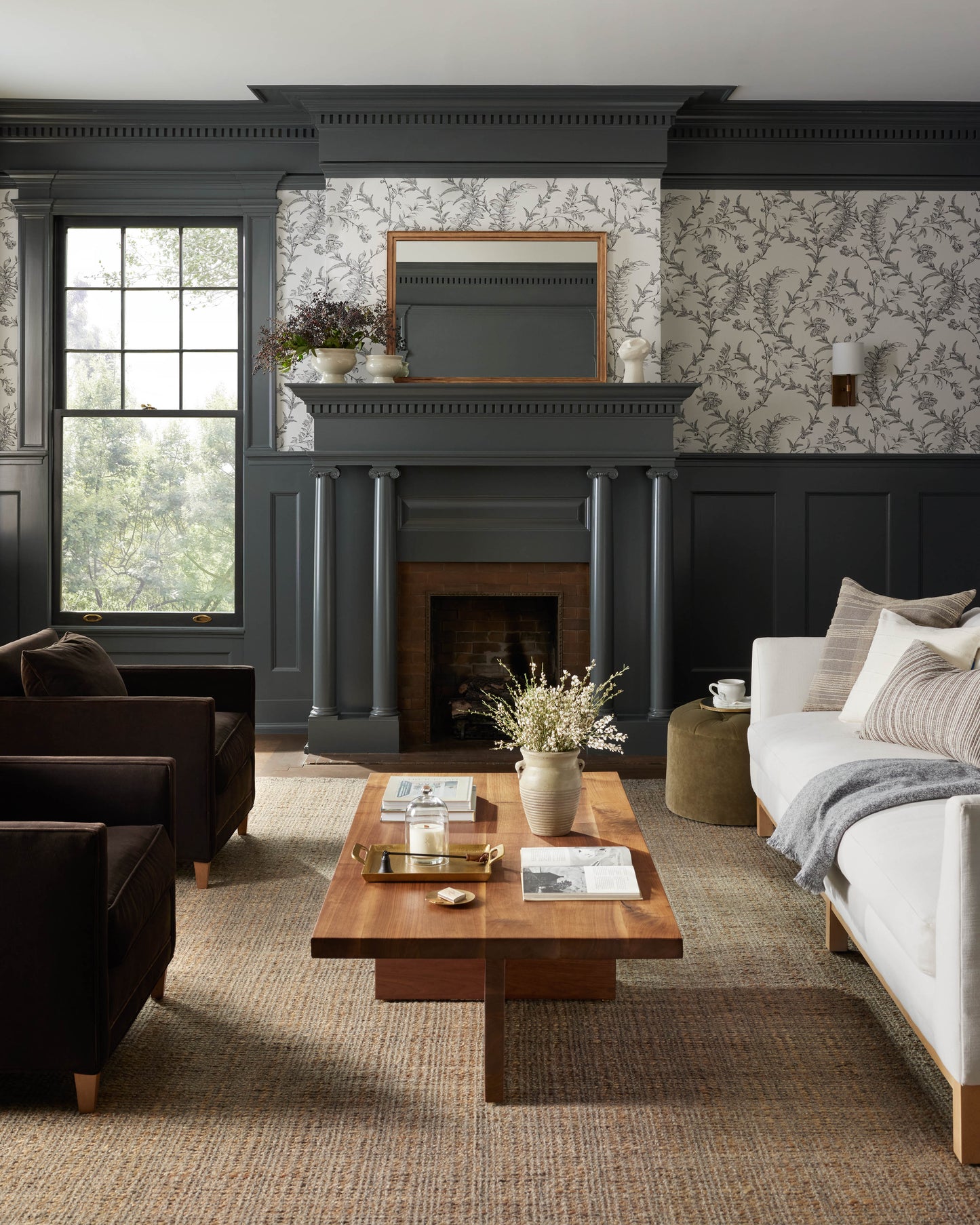 Jean Stoffer x Loloi Cornwall  Mocha Natural Contemporary