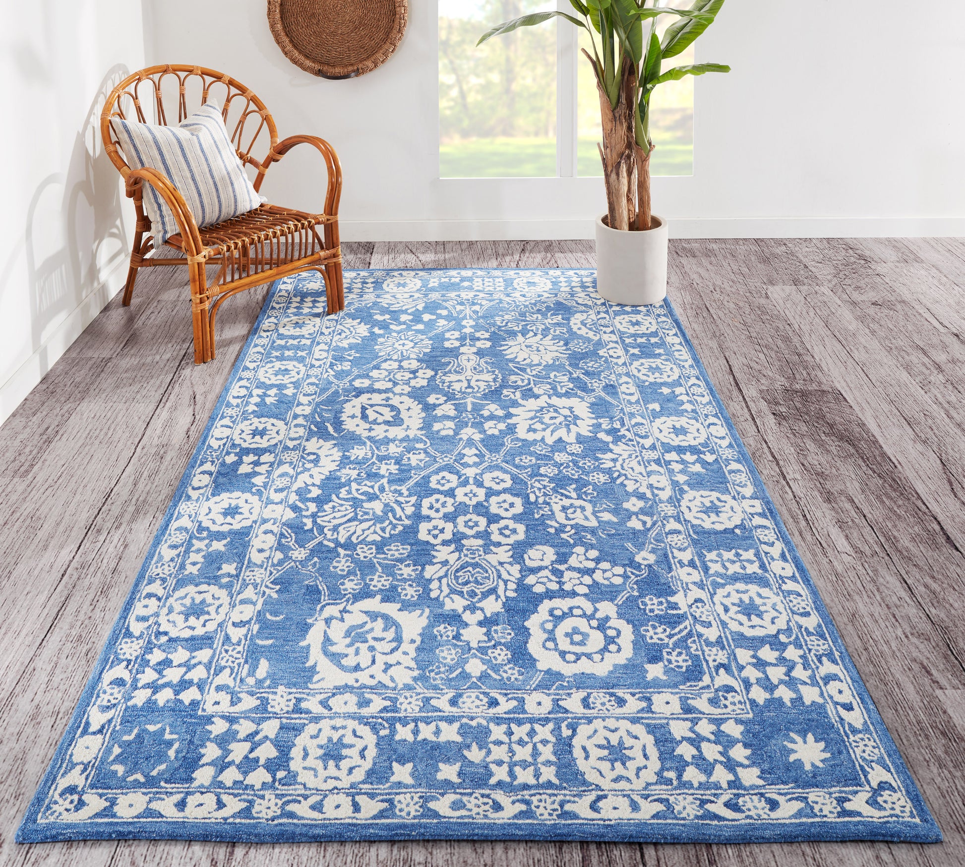 Momeni Cosette  Blue  Traditional