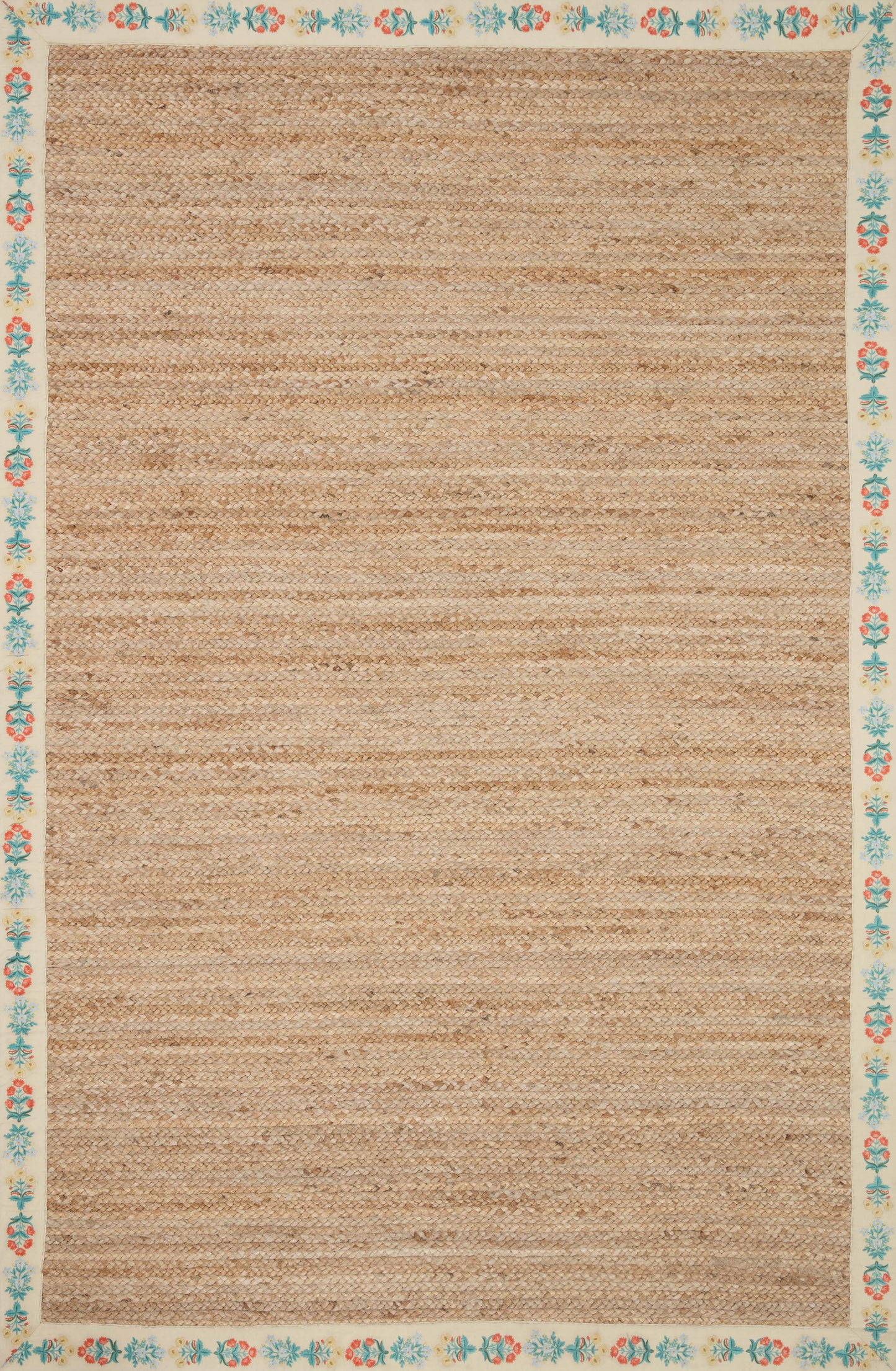 Rifle Paper Co. x Loloi Costa  Natural Cream Contemporary