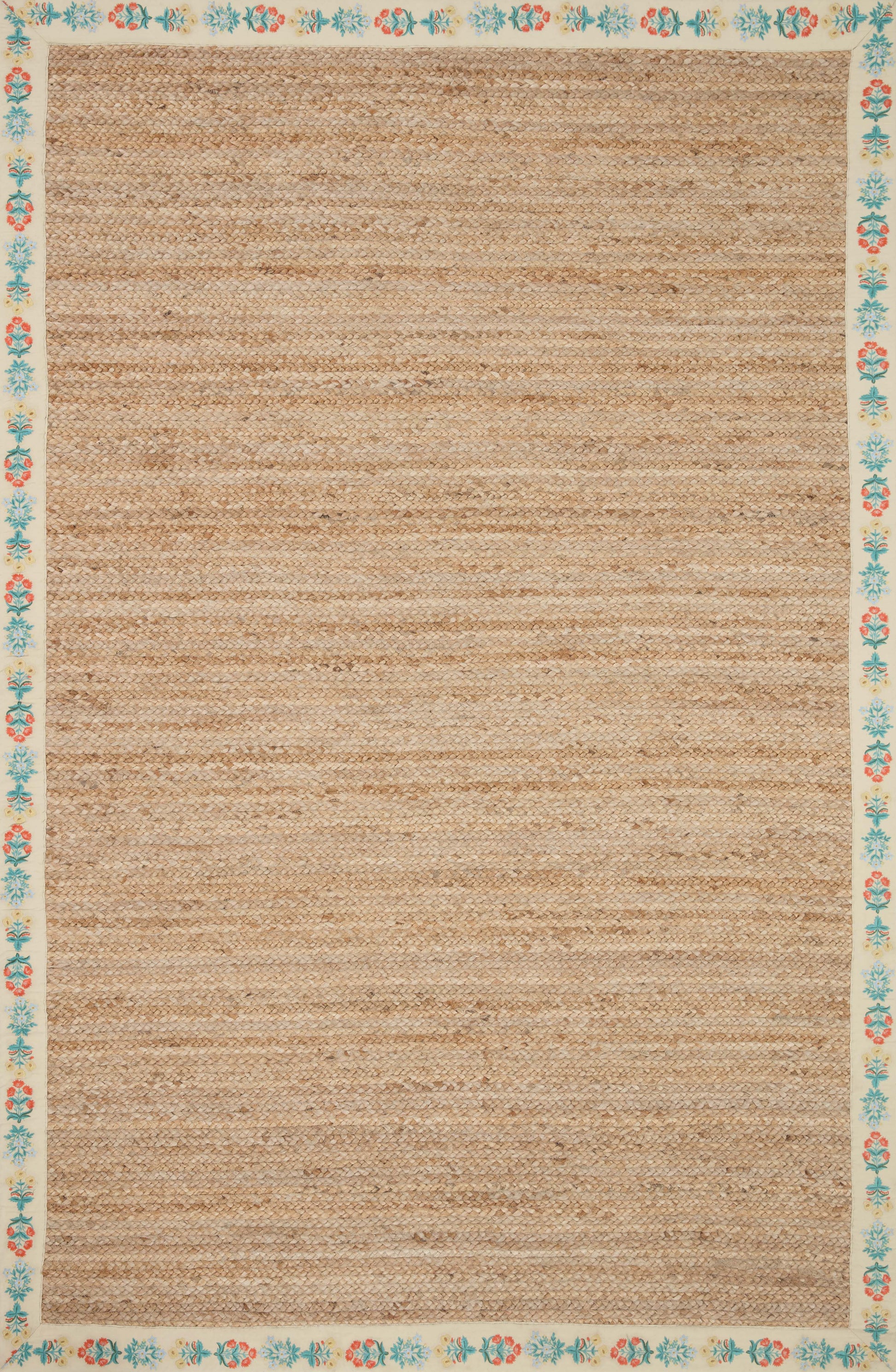 Rifle Paper Co. x Loloi Costa  Natural Cream Contemporary