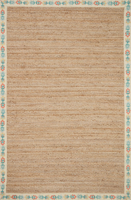 Rifle Paper Co. x Loloi Costa  Natural Cream Contemporary