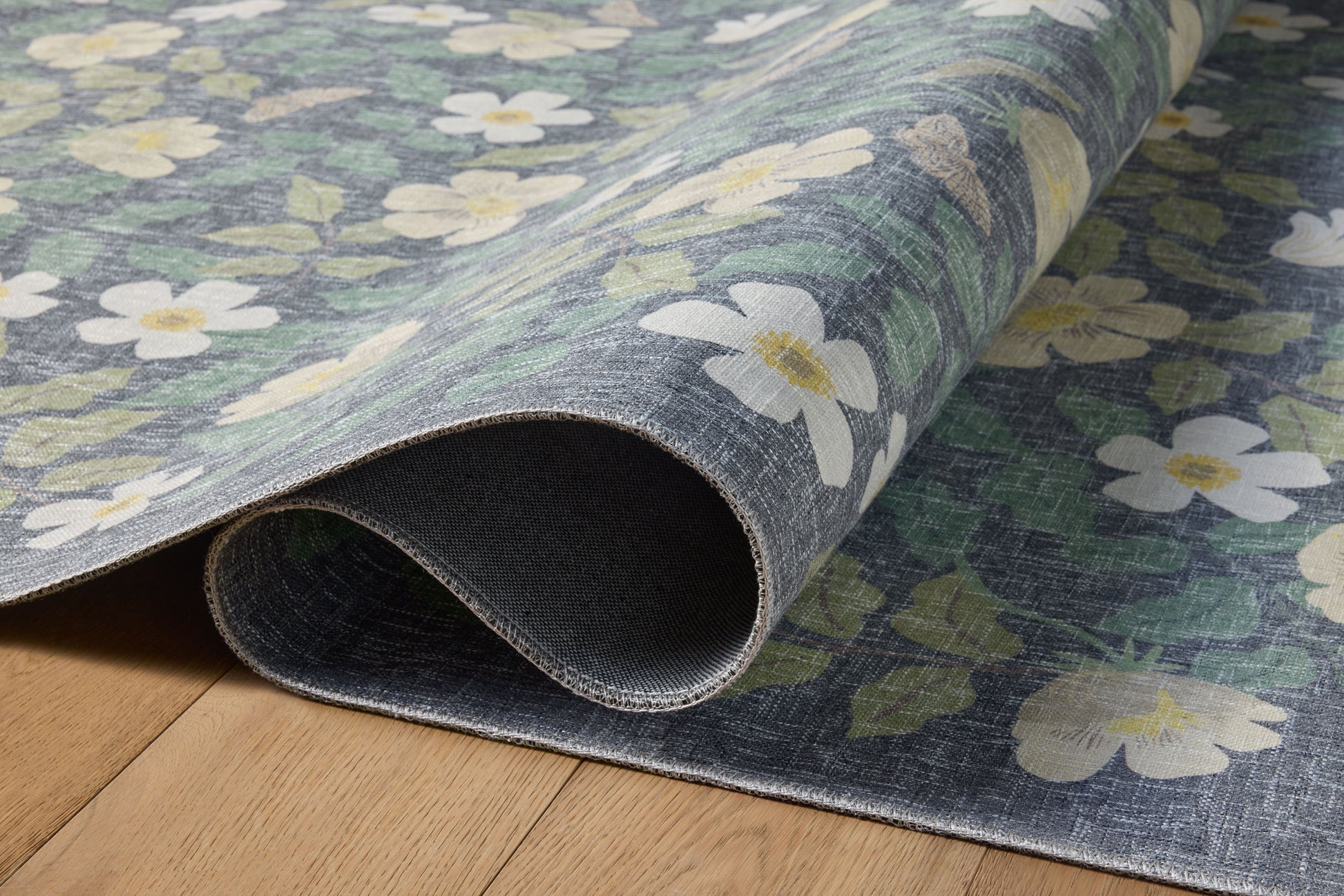 Rifle Paper Co. x Loloi Cotswolds  Charcoal  Contemporary