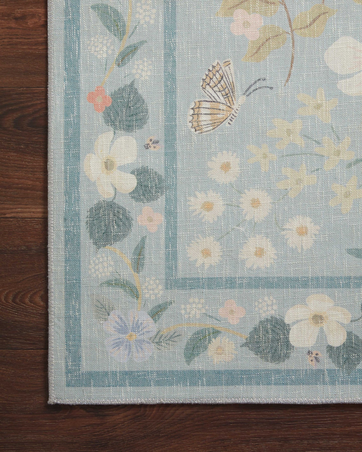 Rifle Paper Co. x Loloi Cotswolds  Sky  Contemporary