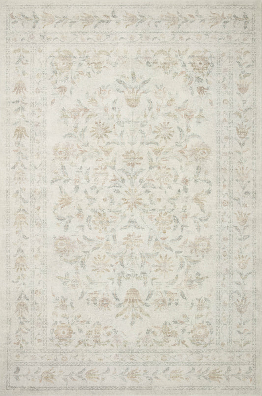 Rifle Paper Co. x Loloi Courtyard  Yellow Multi Contemporary