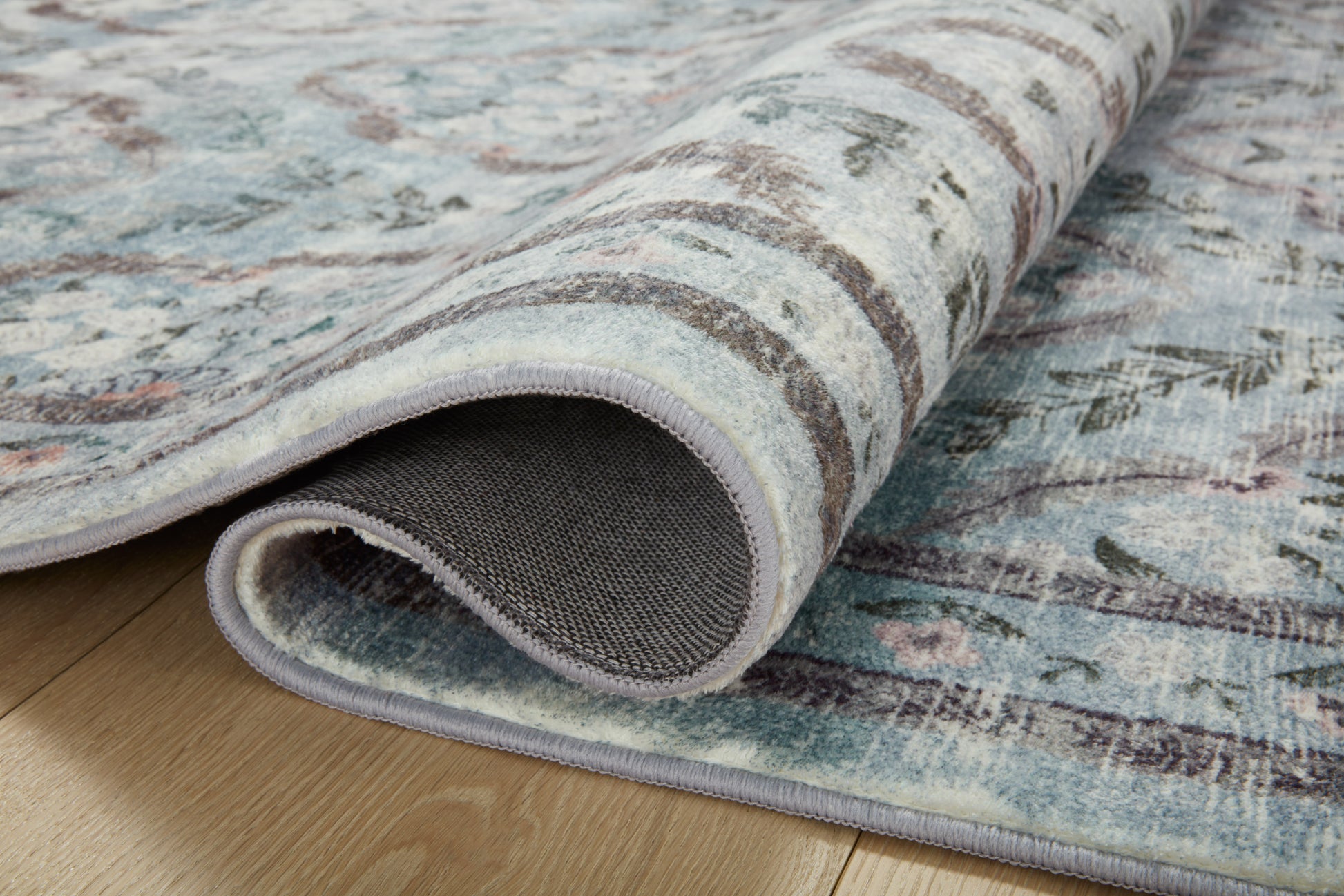 Rifle Paper Co. x Loloi Courtyard  Blue  Contemporary