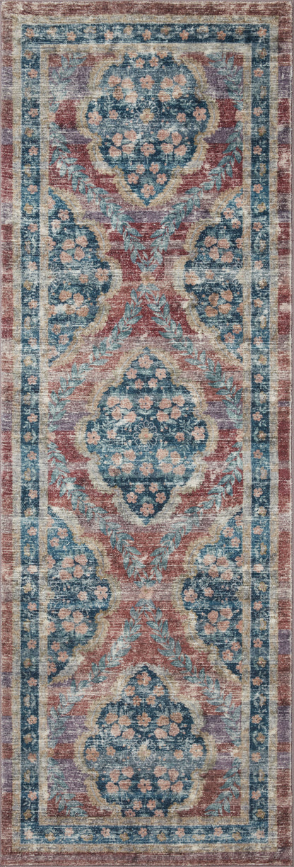 Rifle Paper Co. x Loloi Courtyard  Red  Contemporary