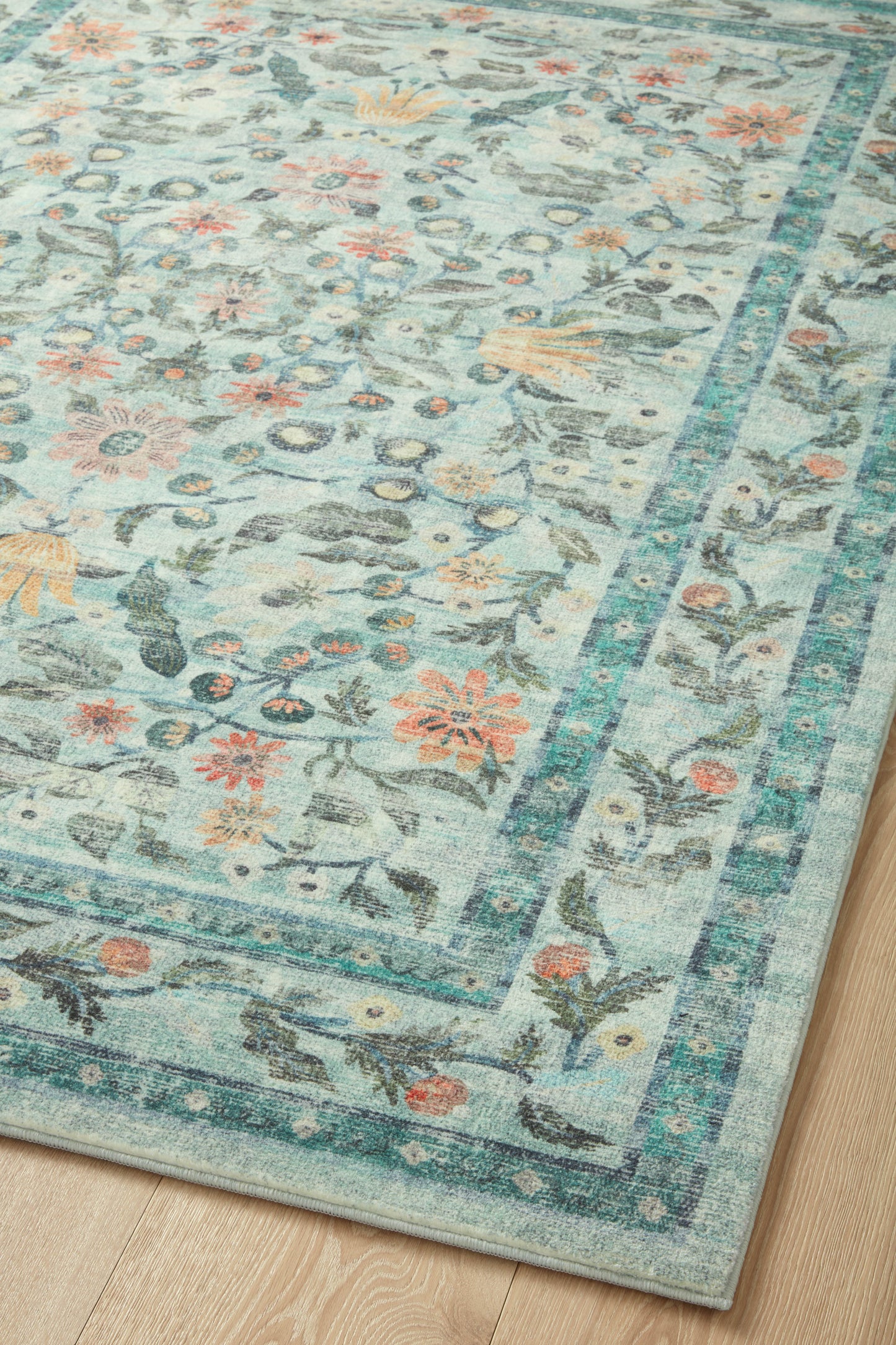 Rifle Paper Co. x Loloi Courtyard  Sage  Contemporary