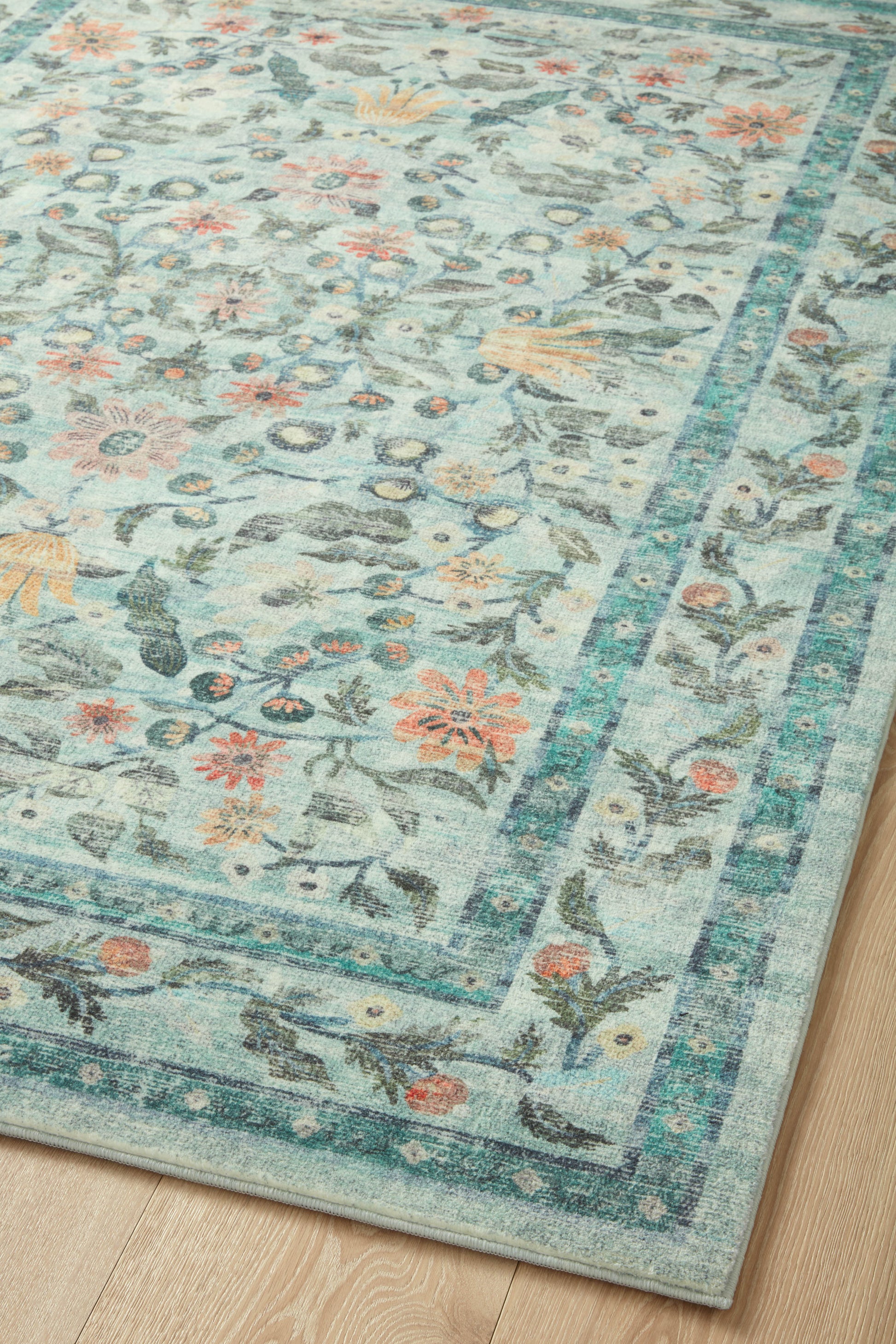 Rifle Paper Co. x Loloi Courtyard  Sage  Contemporary