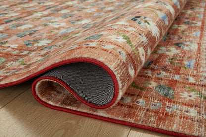 Rifle Paper Co. x Loloi Courtyard  Terracotta  Contemporary