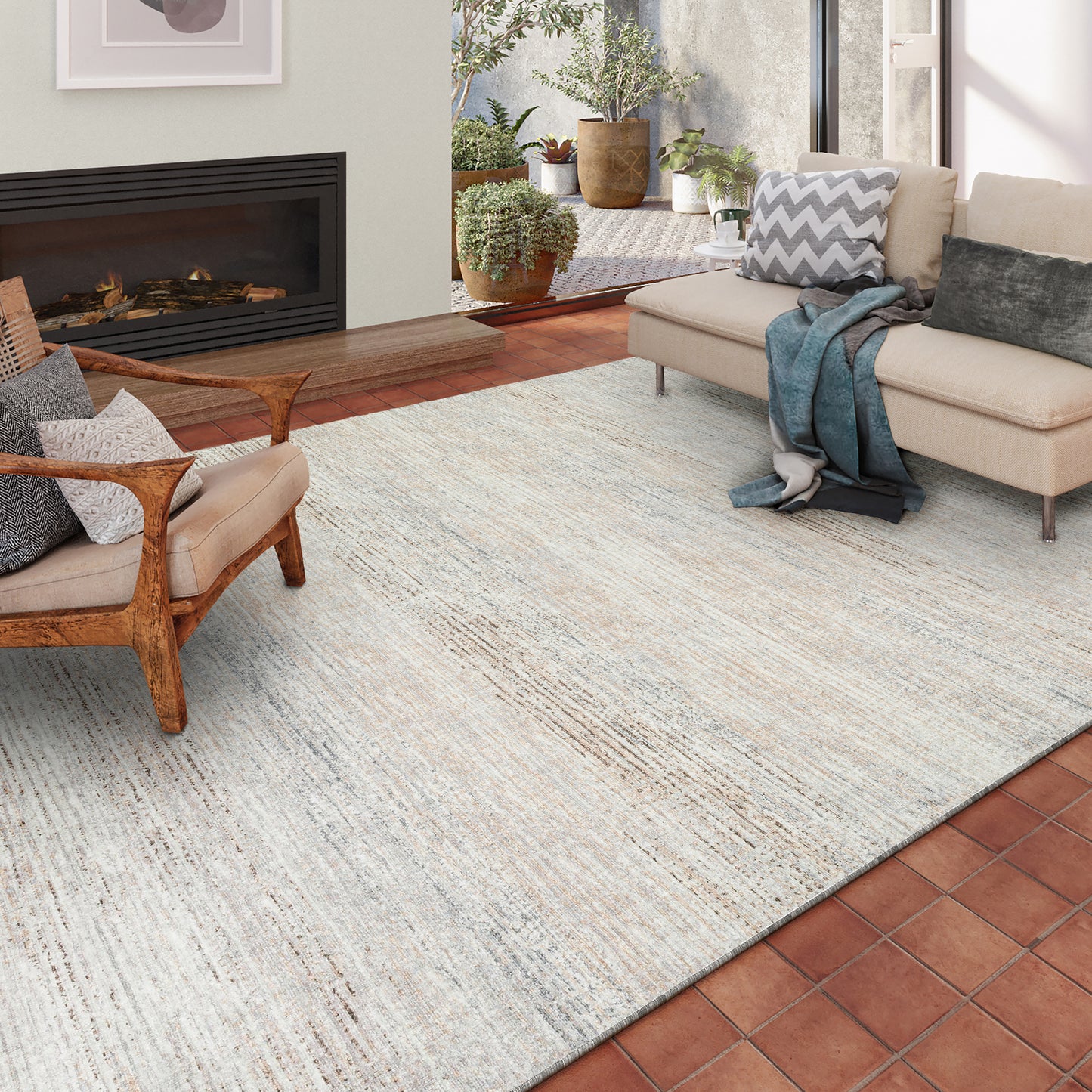 Dalyn Rugs Ciara  Linen  Transitional