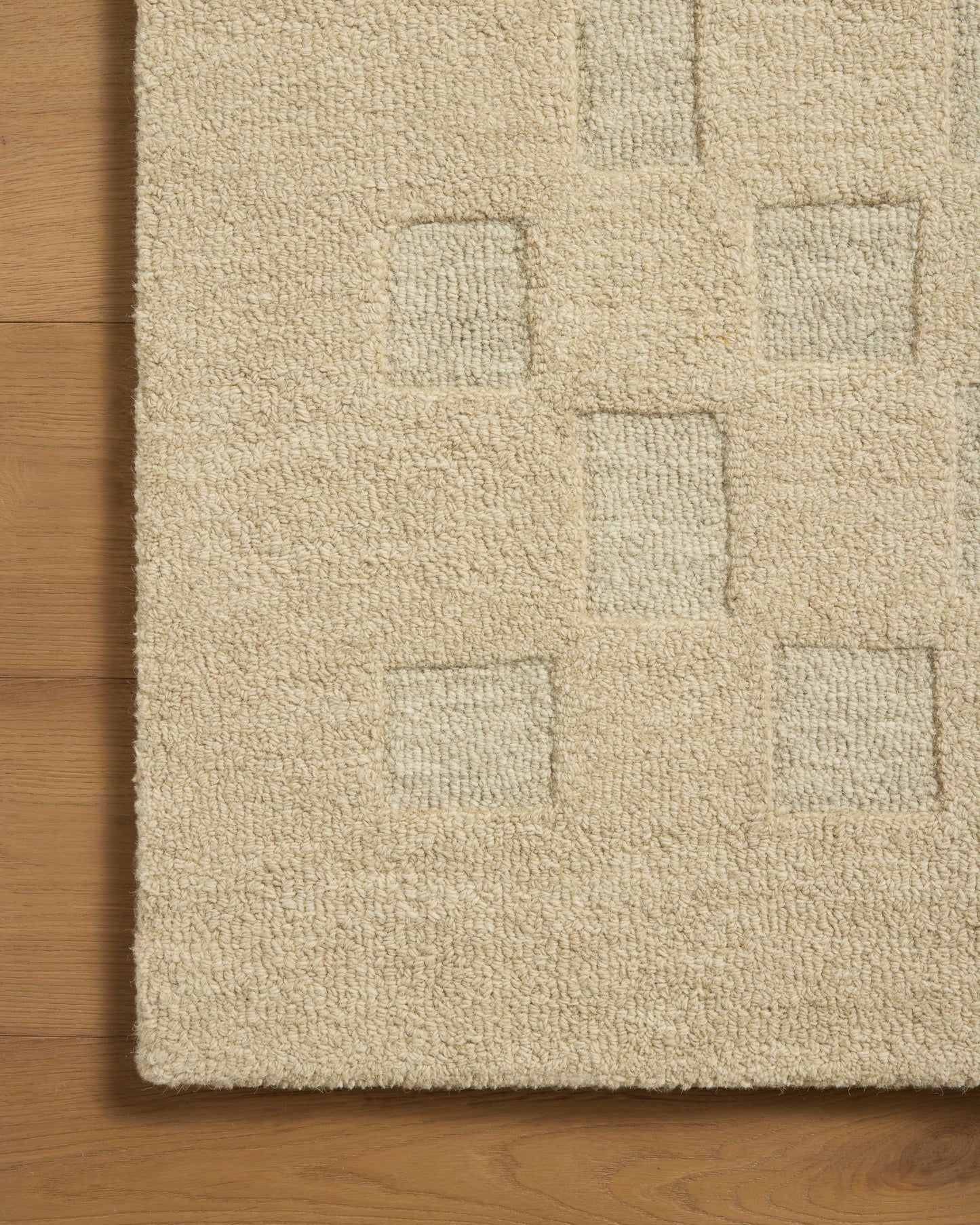 Leanne Ford x Loloi Craven  Oatmeal Dove Contemporary