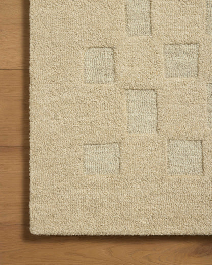 Leanne Ford x Loloi Craven  Oatmeal Dove Contemporary