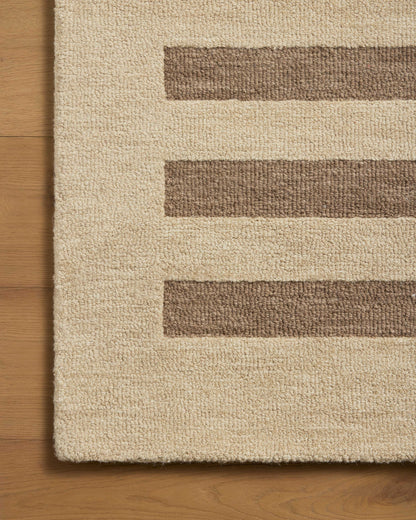 Leanne Ford x Loloi Craven  Oatmeal Bark Contemporary