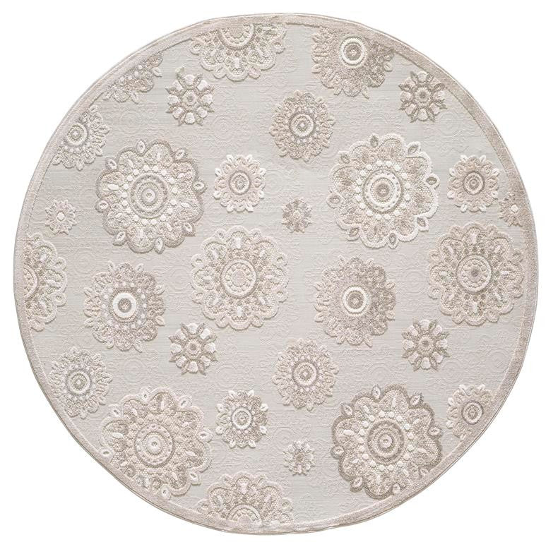 Kas Calla 6933 Taupe Indoor/Outdoor Machine Woven Rug